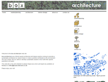 Tablet Screenshot of boxarchitecture.co.uk